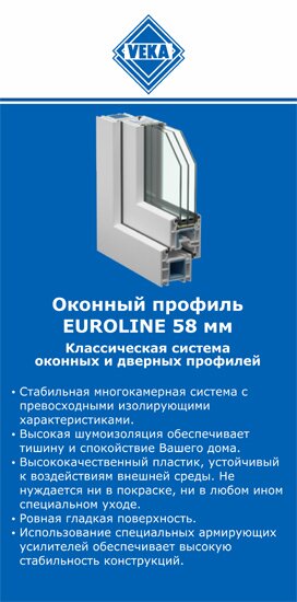 ОкнаВека-влк EUROLINE 58